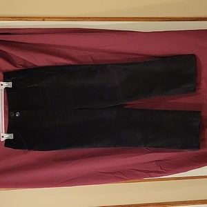 Talbots Petite Black Velour Dress Pants